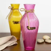 گلدان شیشه ای رنگی حراج|گل و گیاه طبیعی|بندرعباس, |دیوار