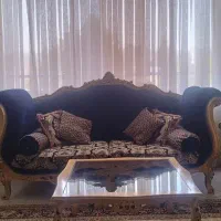 فوری نیم ست مبلمان استیل بهمراه میز و گنجه تا فردا