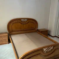 سرویس خواب تمام چوب قدیمی|تخت و سرویس خواب|تهران, دروس|دیوار