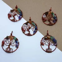 گردنبند سنگ هفت چاکرا وگوی سنگ هفت چاکرا|جواهرات|شیراز, کاراندیش|دیوار