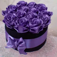 دسته گل روبانی