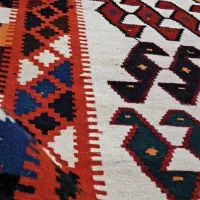 گلیم دستباف قشقایی|گلیم، جاجیم، گبه|جره و بالاده, |دیوار