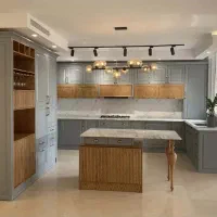 طراحی کابینت کمددیواری تی وی وال  جاکفشی و