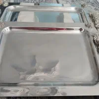 سینی استیل جدیدمخصوص جهیزیه|ظروف سرو و پذیرایی|نهاوند, |دیوار