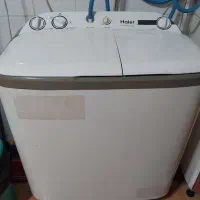 لباسشویی دوقلوی هایر7کیلویی درحدنوکاملا سالم