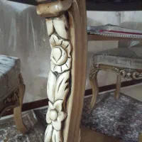 میز تک نهار خوری  تمام چوب|میز و صندلی غذاخوری|تهران, امام زاده عبدالله|دیوار
