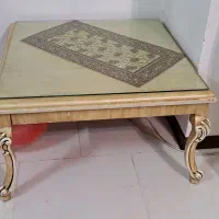 مبل ۹نفره همراه با میز وسط و میز ناهار خوری ۴ نفره