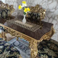 مبل سلطنتی و میز ناهارخوری