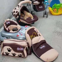 ست کالسکه، میز نهار خوری ،تاب،