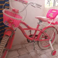 دوچرخه  دخترونه  صورتی در حد نو  سایز ۲۰