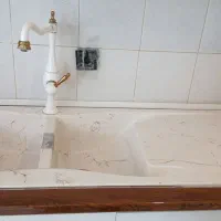 سینک گرانیتی با شیر اهرمی