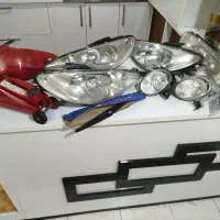 چراغ 206دریچه کولرتیغه برف پاکن جک سوسماری