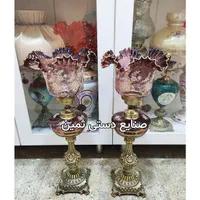 تولید چراغ شمعدان لاله باکارا لب چین رنگی|صنایع دستی و سایر لوازم تزئینی|تهران, شوش|دیوار