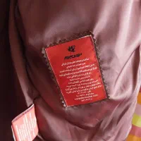 کاپشن چرم نوین چرم نو رنگ زرشکی 2XL|لباس|تهران, حسین‌آباد|دیوار