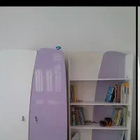 کمد کودک ونوجوان +کتابخانه تمیز وسالم