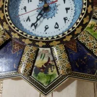 ساعت دیواری خاتم کاری