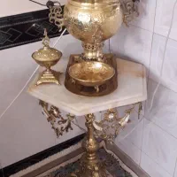 سماورذغالی برنج بدون میززیرش