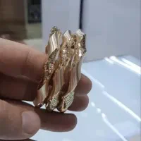 دستبند نقرع با سنگ فیروزه النگو فیوژن فیروزع