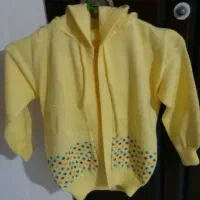 لباس بافتنی کلاه دار با شلوار بچه گانه