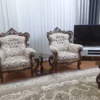 مبل استیل راحتی بهمراه ناهارخوری نقد اقساط|مبلمان خانگی و میز عسلی|شاهین‌شهر, خانه کارگر|دیوار