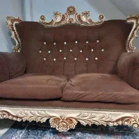 مبل ۷ نفره سلطنتی به همراه میز عسلی|مبلمان خانگی و میز عسلی|رشت, جانبازان|دیوار