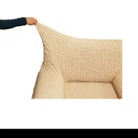 فروش کاور مبل ۸نفره جنس ترک رنگ نسکافه ای