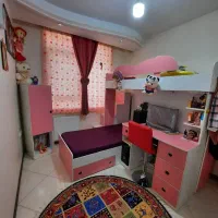 مجموعه تخت و کمد. تخت دوطبقه|تخت و سرویس خواب|تهران, افسریه شمالی|دیوار