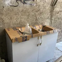 کابینت با سینک دولگنه