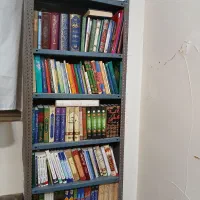 قفسه کتابخانه فلزی|کتابخانه، شلف، قفسه‌های دیواری|قم, زنبیل آباد|دیوار