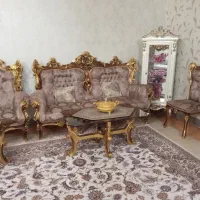 مبلمان استیل سلطنتی ۹نفره|مبلمان خانگی و میز عسلی|بروجرد, |دیوار