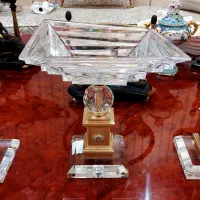 جفت گلدون ومیوه خوری کریستال