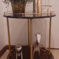 ترولی مینی بار واداتی چوب و برنز