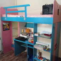 تخت خواب نوجوان،کتابخانه،میز تحریر،کمد