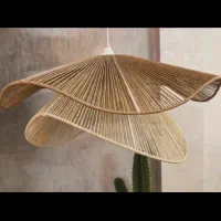 لوستر مکرومه. لاله. قطر ۷۰سانت. بزرگترین سایز