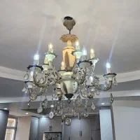 لوستر 6 شاخه 12 شعله برند نورسازان