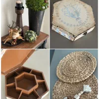 شمعدان دکوری گلدان جعبه