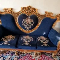 مبل سلطنتی هفت نفره گلدوزی شده|مبلمان خانگی و میز عسلی|زرند, |دیوار
