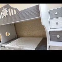 تخت دو طبقه نوجوان|تخت و سرویس خواب|تهران, شمشیری|دیوار