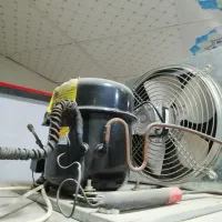 یخچال ویترینی 6درب دو طرف نما|یخچال و فریزر|امیدیه, |دیوار