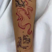 اجرای تاتو بدن فقط بانوان