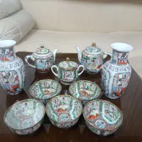 سرویس چینی مرغی قدیمی دور طلایی ۳۵ سال پیش|کلکسیون اشیاء عتیقه|شاهینشهر, مخابرات (شهید بهشتی)|دیوار