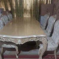 میز نهار خوری در حد نو‌ تمیز تمیز ۶ نفره