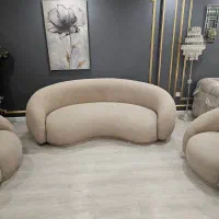 مبل لوبیایی نیم ست،آماده کف نمایشگاه