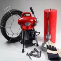 لوله بازکنی تخلیه چاه فنرزن فاضلاب