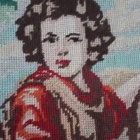 کوبلن قدیمی نوستالژی دوخته شده وخام|تابلو، نقاشی، عکس|اردبیل, |دیوار