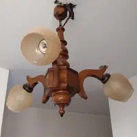 لوستر چوبی کلاسیک