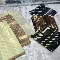 روسری نخی قواره 100 دست‌دوز