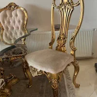 مبلمان سلطنتی چوب اصل و منبت کاری شده درجه یک|مبلمان خانگی و میز عسلی|اندیشه, اندیشه فاز ۳|دیوار