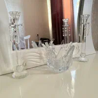 شمعدان و ظرف وسط چک|صنایع دستی و سایر لوازم تزئینی|اصفهان, شیخ اشراق|دیوار