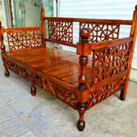 تخت سنتی چوبی گره چینی